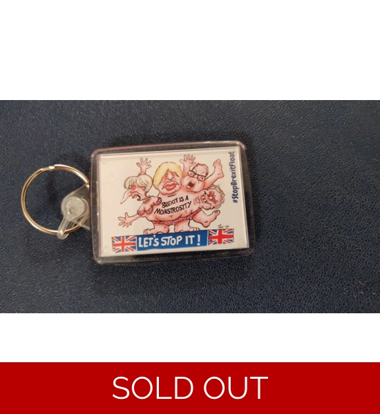 Brexit Is A Monstrosity Keyring